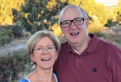 Kimberley and Phil founders of Casabo Community smiling Kimberley and Phil founders of Casabo Community smiling