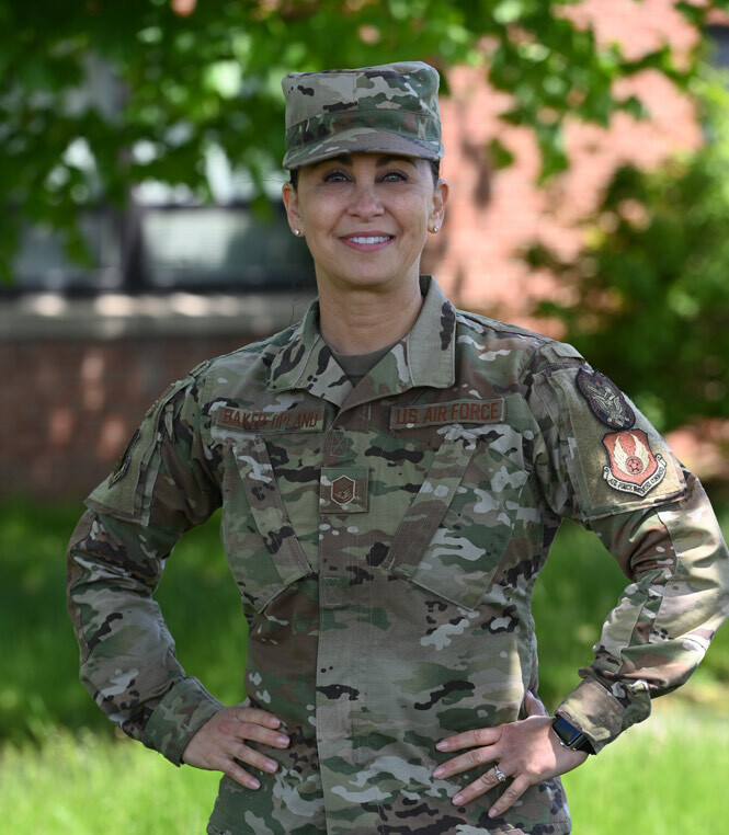Teresa in military uniform smiling and lessons learned from her journey